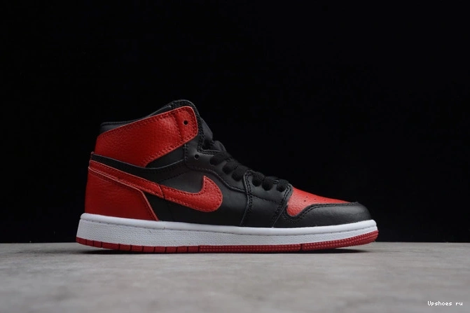 Jordan 1 Bred Kids Banned Red  OG Air 555088 Retro Black 001 High 0823
